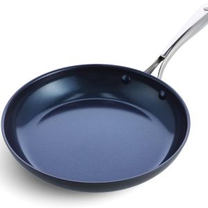 Blue Diamond Cookware Hard Anodized Ceramic Nonstick, 10" Frying Pan Skillet, PFAS-Free, Dishwasher Safe, Oven Safe, Grey